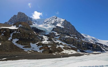Mount Athabasca - Columbia Icefield, Jasper Ulusal Parkı, Alberta, Kanada