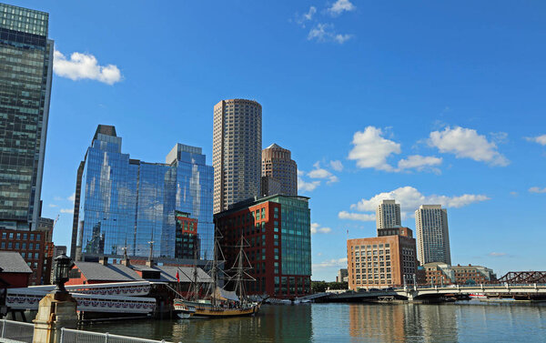 The port of Boston, Massachusetts