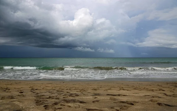 Las Nubes Playa Hutchinson Island Costa Este Florida — Foto de Stock