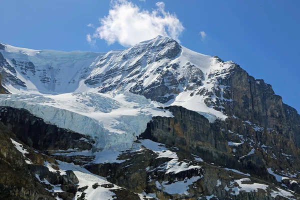 Hanging Glacier Mount Athabasca Jasper National Park Alberta Canada — Stock Photo, Image