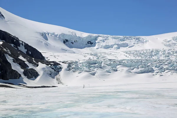 Sensor on Athabasca Glacier -  Jasper National Park, Alberta, Canada