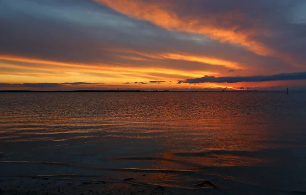 Ηλιοβασίλεμα Στο Ντούνεντιν Φλόριντα — Φωτογραφία Αρχείου
