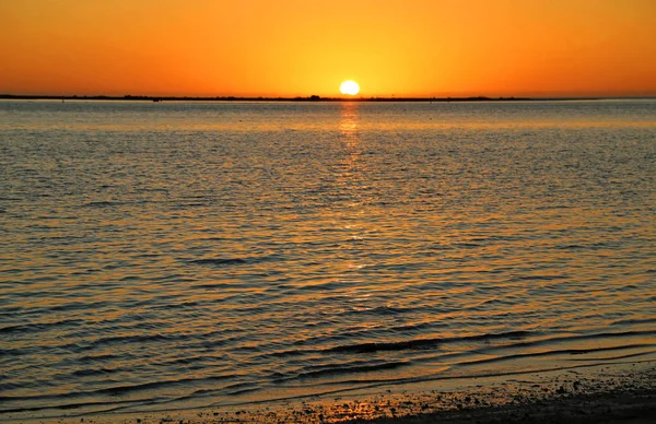 卡拉德西岛的日落 达尼丁 佛罗里达州 — 图库照片