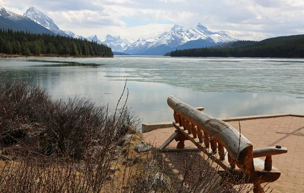 Pad Maligne Jasper National Park Alberta Kanada — Stock Fotó