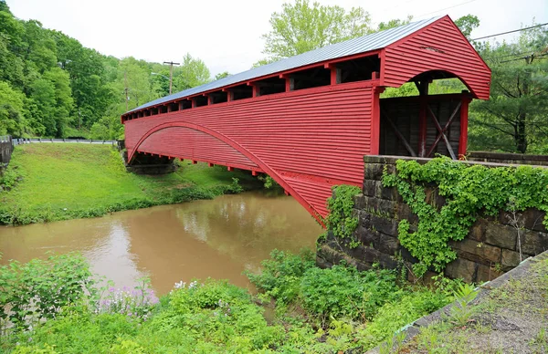 Puente Cubierto Barrackville 1855 Virginia Occidental — Foto de Stock