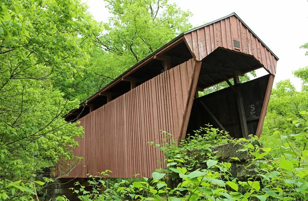 Fletcher Covered Bridge West Virginia — Stock Photo, Image