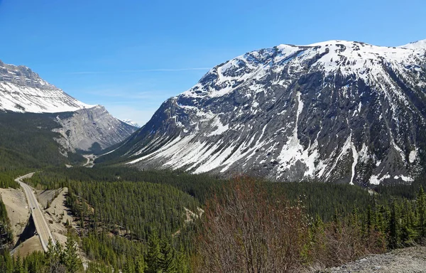 Vista Big Bend Jasper National Park Alberta Canada — Foto Stock