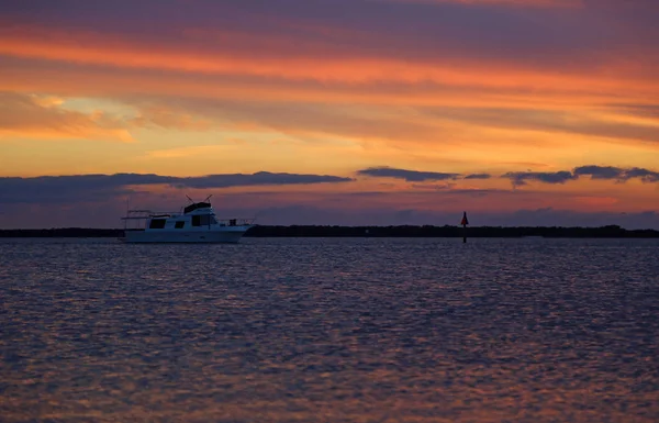 Rejs Zachodzie Słońca Dunedin Floryda — Zdjęcie stockowe