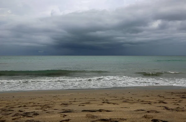 Sentado Playa Jensen Beach Hutchinson Island Florida — Foto de Stock