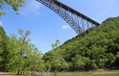 Köprünün bir parçası - New River Gorge Bridge - Batı Virjinya