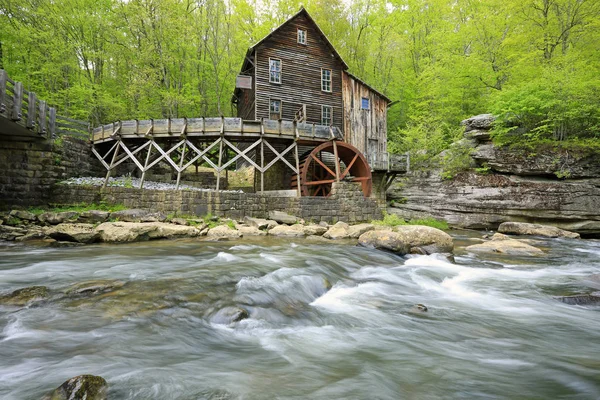 Fluyendo Glade Creek Babcock State Park Virginia Occidental — Foto de Stock