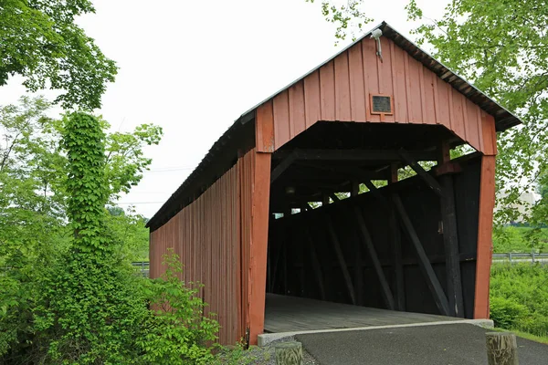 Front Simpson Creek Covered Bridge West Virginia — Stock Photo, Image