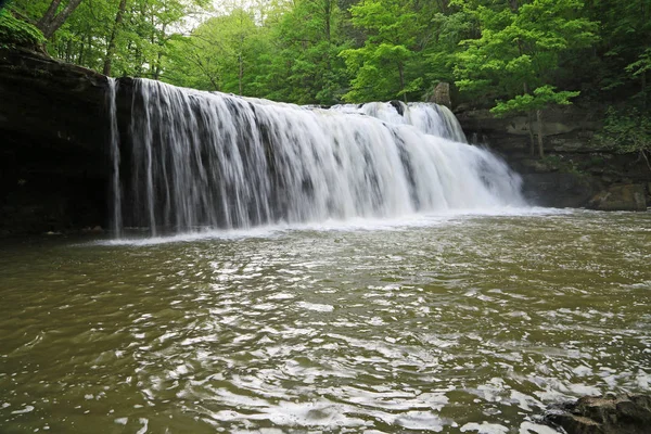 Paisaje Con Brush Creek Falls Virginia Occidental —  Fotos de Stock