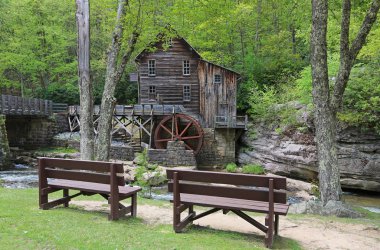 Babcock Eyalet Parkı, Batı Virginia Romantik Manzarası