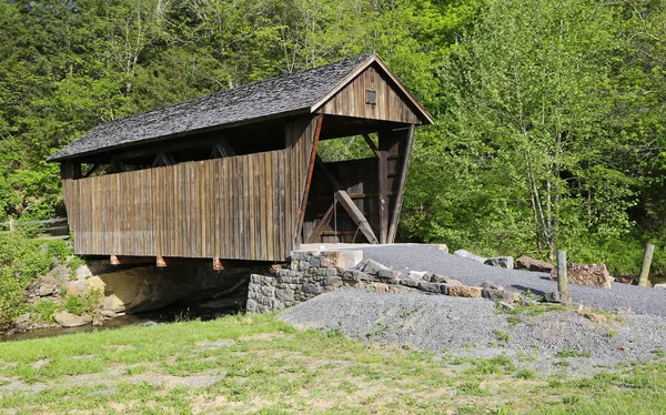 Entrada Puente Cubierto Indian Creek 1898 West Virginia — Foto de Stock