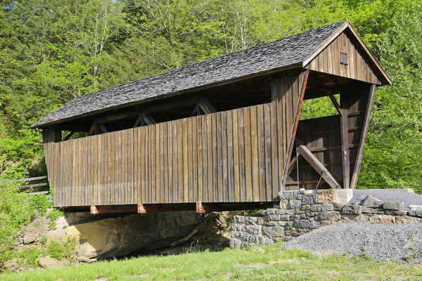 Indian Creek Covered Bridge 1898 West Virginia — Stock Photo, Image