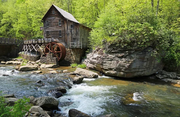 Grist Mill Glade Creek Babcock State Park Virginia Occidental — Foto de Stock