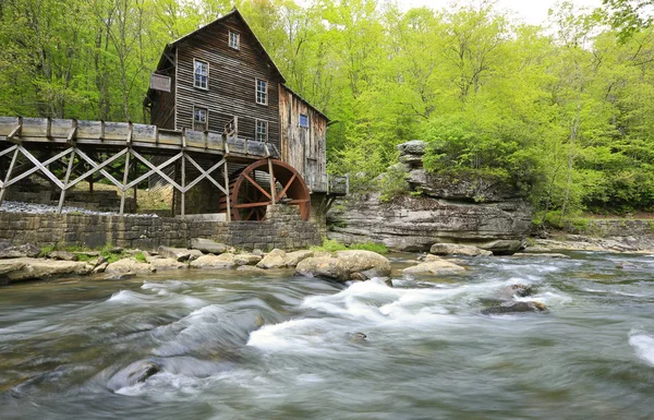 Fluyendo Glade Creek Babcock State Park Virginia Occidental — Foto de Stock