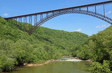 Yeni Nehir ve Köprü - New River Gorge Köprüsü - Batı Virginia