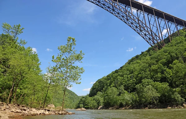 New River New River Gorge Bridge West Virginia — Stock Photo, Image