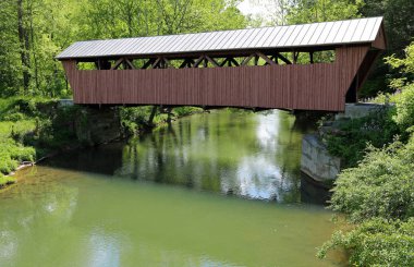 Second Creek - Hokes Mill Kapalı Köprüsü, 1897 - Batı Virginia