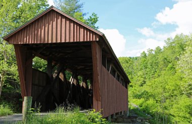 Hokes Mill Köprüsü 'nün Önü, 1897 Batı Virginia