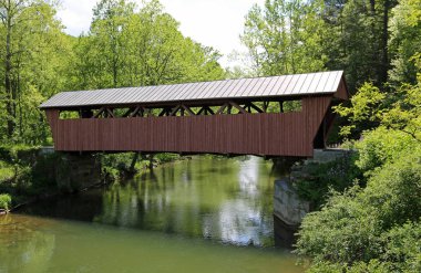Hokes Mill Köprüsü ve Second Creek, 1897 Batı Virginia