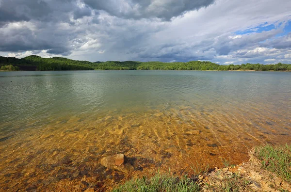 Paisaje Colorido Summersville Lake Virginia Occidental —  Fotos de Stock