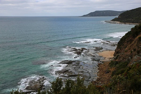Diabelski Widok Łokieć Great Ocean Road Victoria Australia — Zdjęcie stockowe