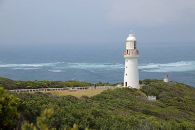 Cape Otway Deniz fenerinde Manzara - Great Otway Ulusal Parkı, Victoria, Avustralya