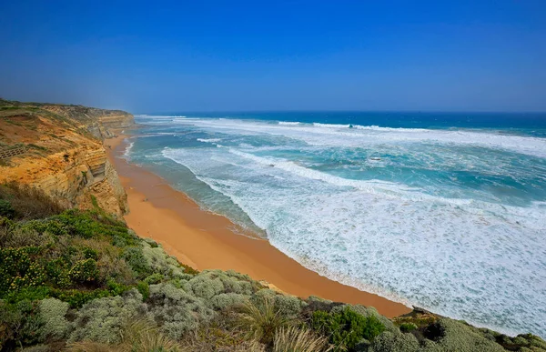 Gibson Steps Beach Ile Manzara Victoria Avustralya — Stok fotoğraf