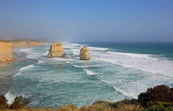 Rochers Calcaires Dans Océan Pacifique Parc National Port Campbell Victoria — Photo