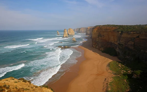 Colores Del Amanecer Doce Apóstoles Parque Nacional Port Campbell Victoria —  Fotos de Stock