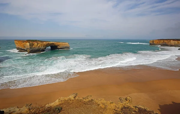 Arco Londra Spiaggia Costa Del Pacifico Victoria Australia — Foto Stock