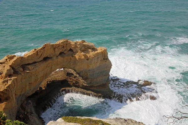 Pohled Arch Pacific Coast Victoria Austrálie — Stock fotografie