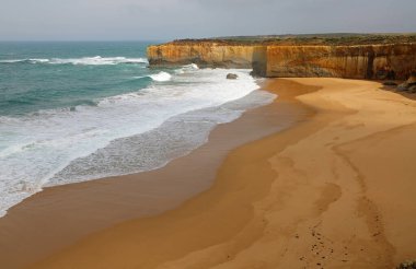 Kumsal ve uçurum Campbell Ulusal Parkı, Victoria, Avustralya