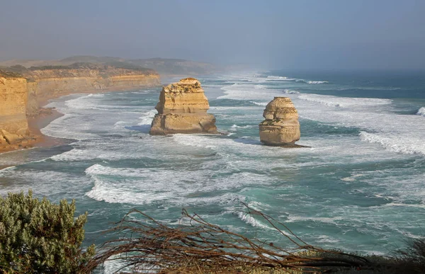 Два Апостола Twelve Национальный Парк Кэмпбелл Виктория Австралия — стоковое фото
