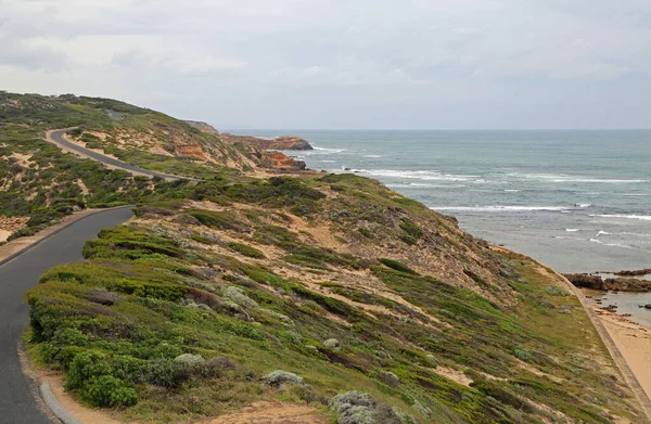 Acantilado Norte Península Point Nepean Parque Nacional Point Nepean Península — Foto de Stock