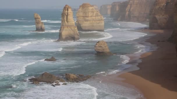 Douze Apôtres Lever Soleil Victoria Australie — Video