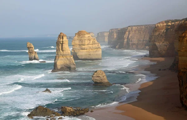 Douze Apôtres Lever Soleil Victoria Australie — Photo