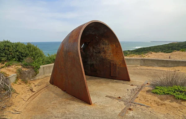 Eagles Nest Gun Emplacement Point Nepean National Park Mornington Peninsula — Stock Photo, Image