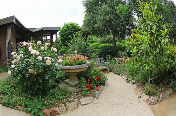 Ingresso Floreale Labirinto Ashcombe Lavender Gardens Shoreham Victoria Australia — Foto Stock