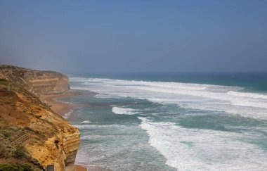Gibson Steps uçurumları - Port Campbell Ulusal Parkı, Victoria, Avustralya