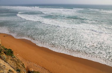 Gibson Steps plajı - Port Campbell Ulusal Parkı, Victoria, Avustralya