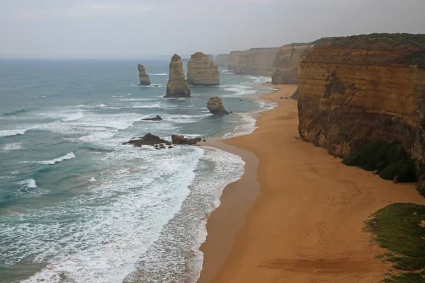 Tolv Apostlar Morgonen Victoria Australien — Stockfoto