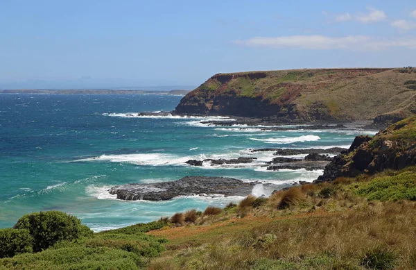 Basalt Shore Phillip Island Victoria Αυστραλία — Φωτογραφία Αρχείου