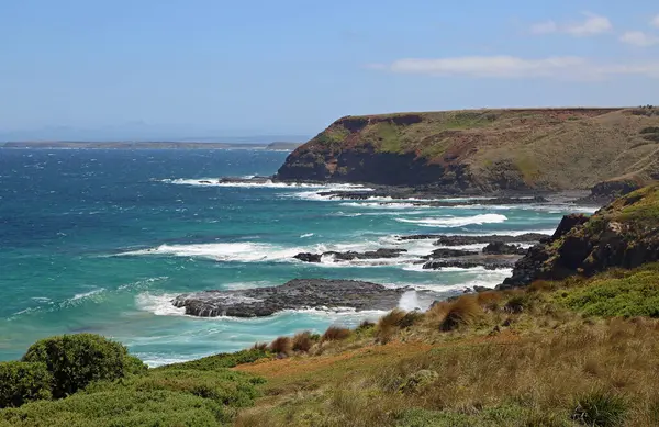 Volcanic Coast Phillip Island Victoria Australia — Stock Photo, Image