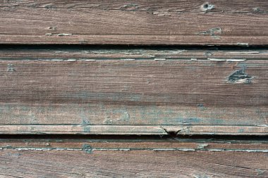 Ahşap tahta doku arka plan mavi kuru peeling boya artıkları ve çatlaklar ile