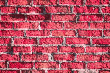 Eski fantezi pembe tuğla duvar doku. Soyut renkli grunge duvar arka plan