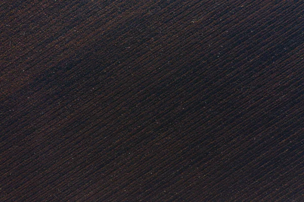 Пустое Вспаханное Поле Поздней Осенью Вид Сверху Вниз Воздуха Темная — стоковое фото